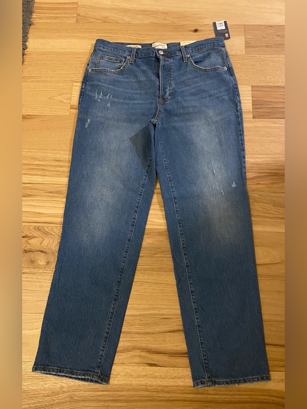 Universal Thread Straight-Leg Women’s Blue Jeans 90s Straight Size 14R NWT